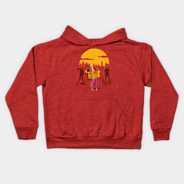 Neez Ride (Dawn) Kids Hoodie by demonigote